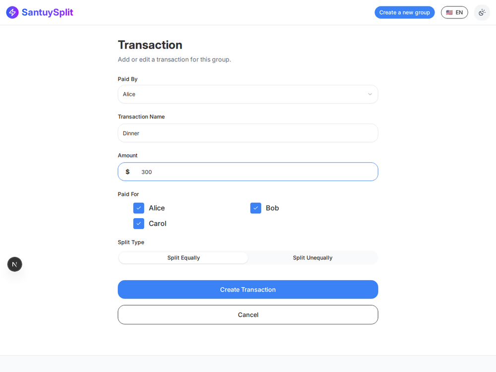 Add Expenses